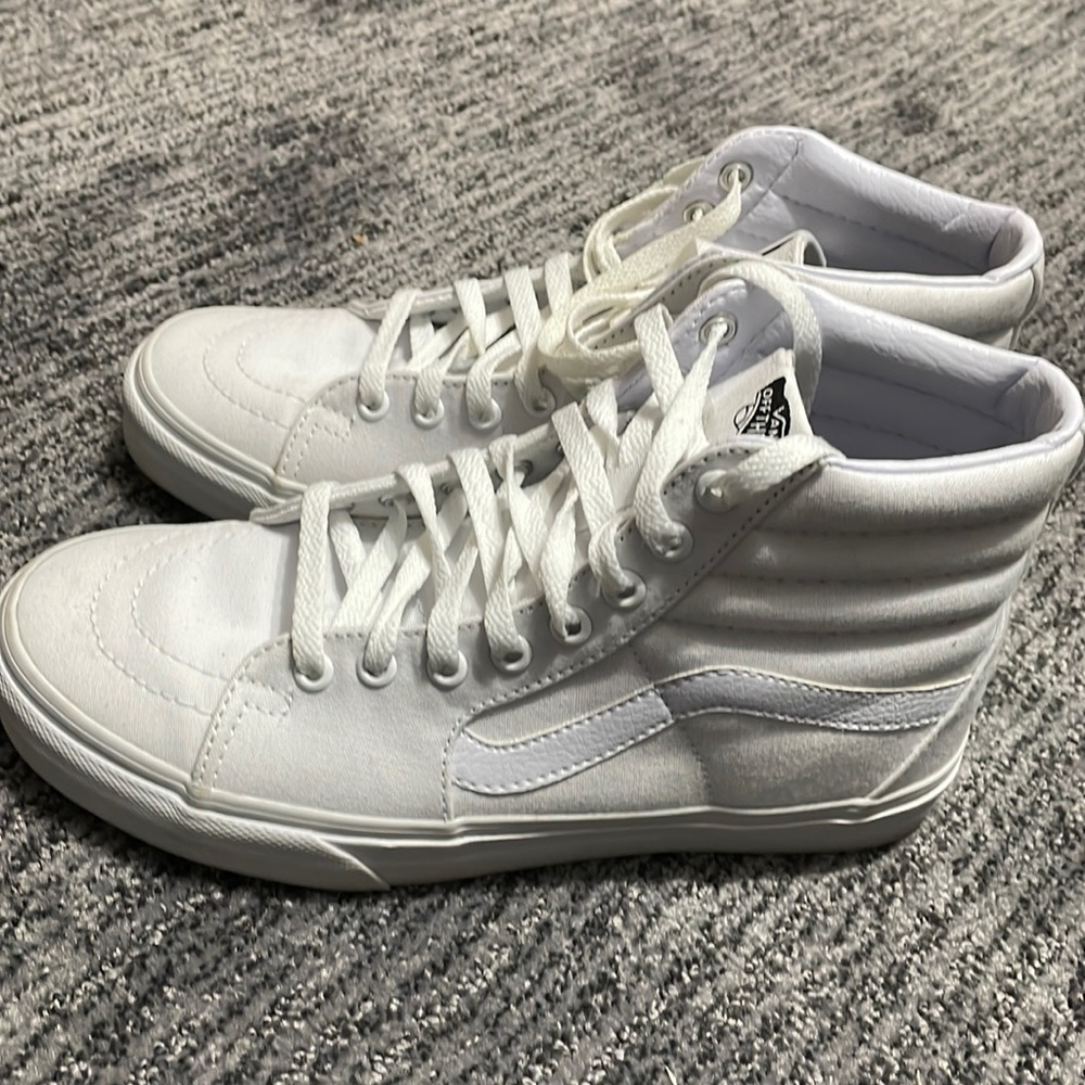 White Mens Vans